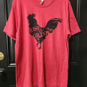 Abella Red Graphic Men's T-Shirt